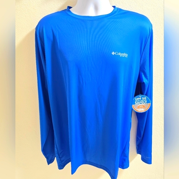 NWT Columbia PFG Men's UPF50 Long Sleeve Shirt - Picture 1 of 3